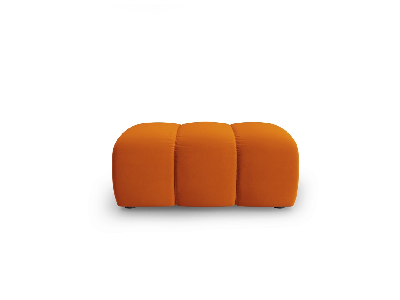 Taburet, Lupine, Micadoni Home, BL, 90x87x40 cm, catifea, caramiziu - imagine 5